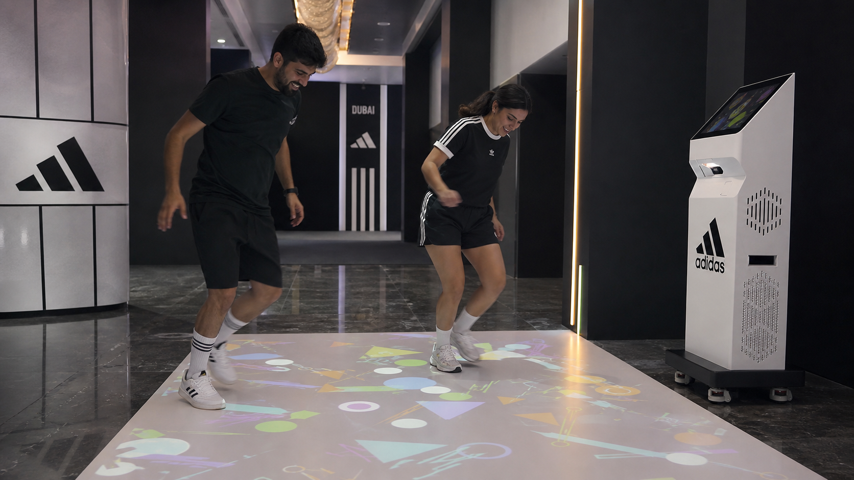 adidas-branded PartyBox GameZone floor game