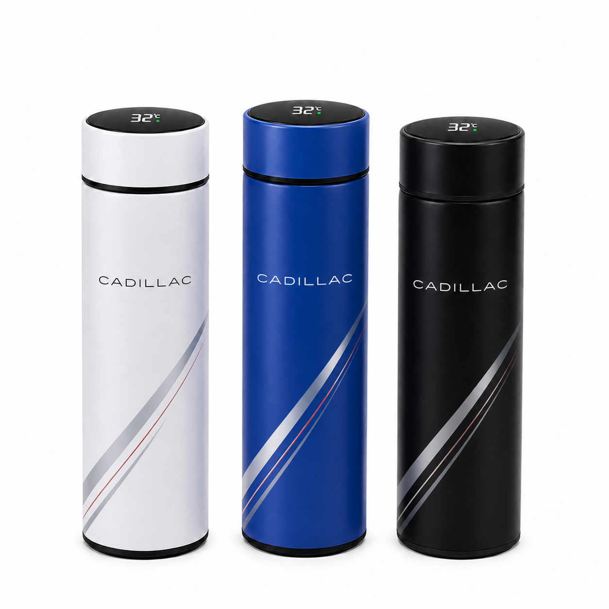 Personalised LED tumbler branding example