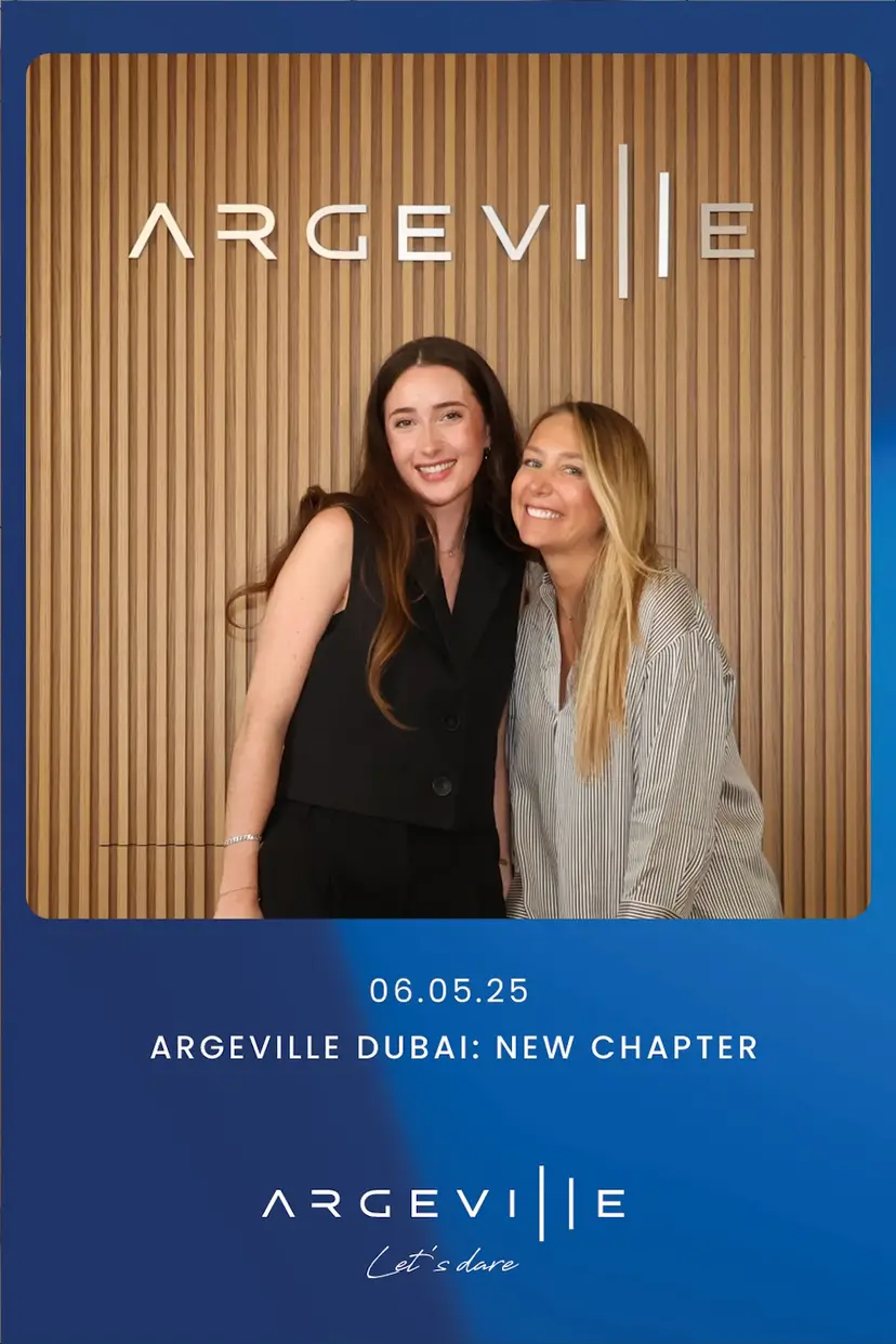 Argeville Dubai branded event photo