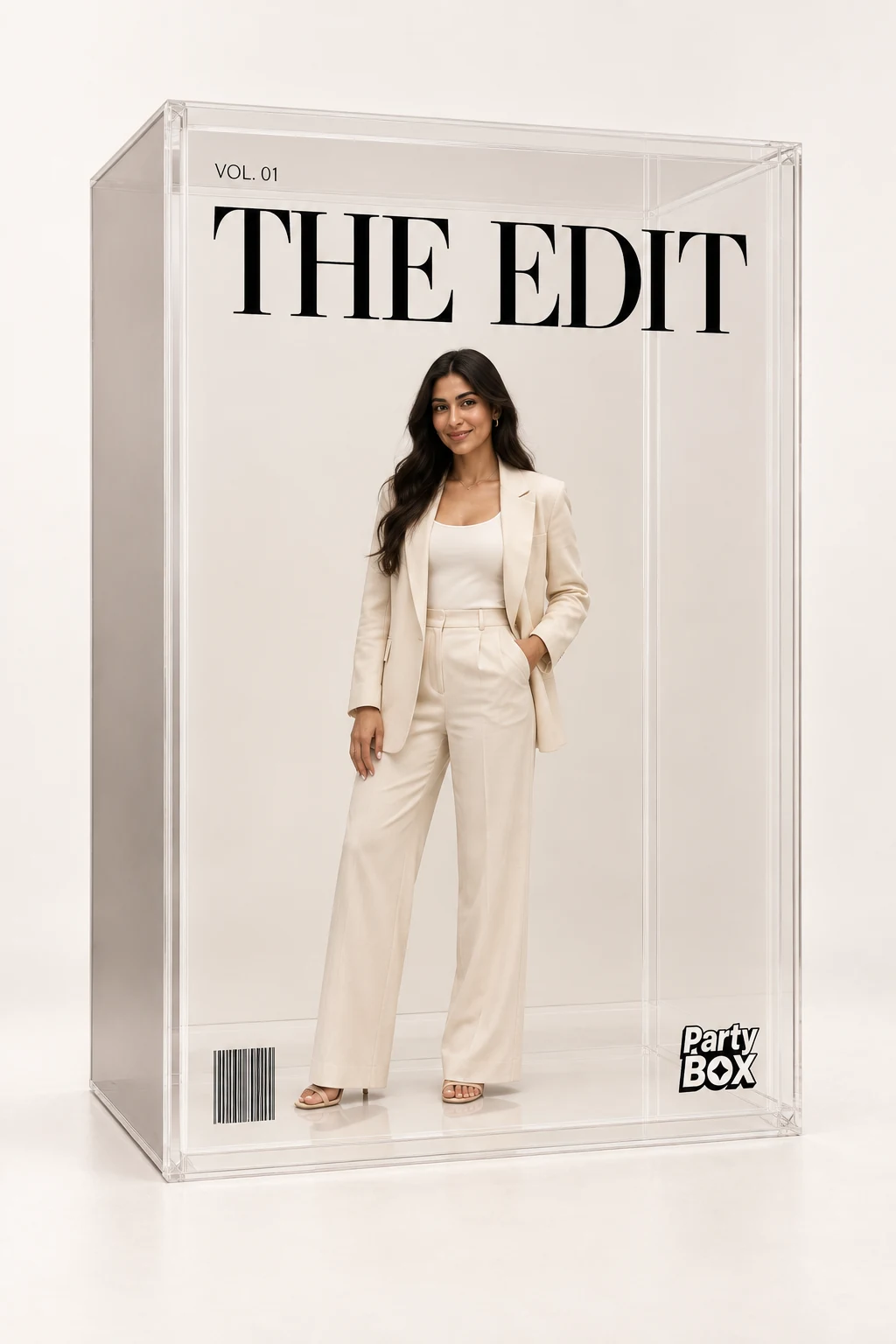 Magazine Cover Photo Booth in its original PartyBox look