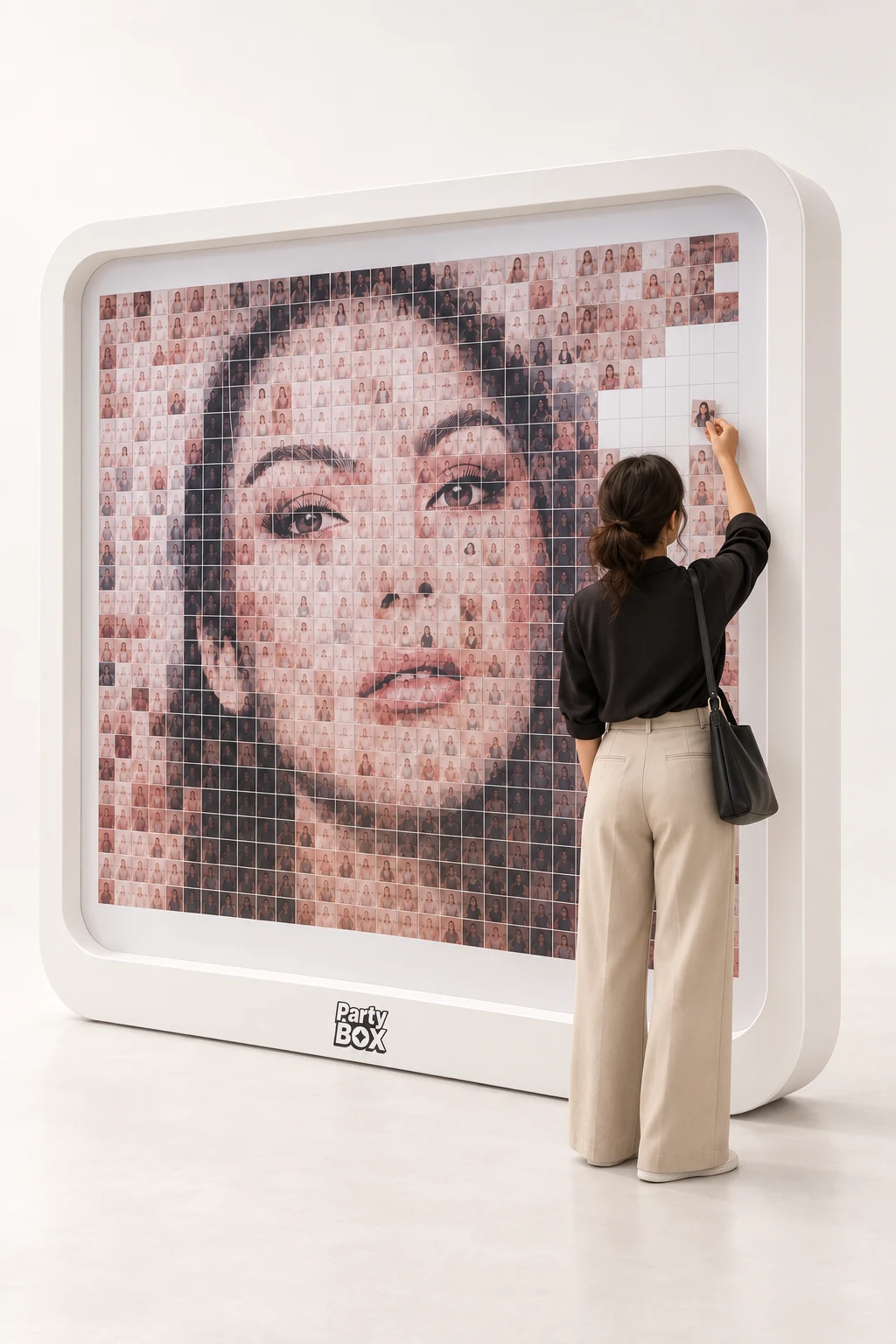 Photo Mosaic Wall in its original PartyBox look