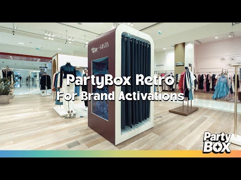 PartyBox Retro Photo Booth demonstration — video preview